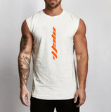 Mens Gym Sleeveless Shirt Cotton Tank Top for Men Sportswear Vest