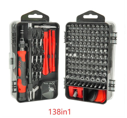 138 in 1 pcs Screwdriver Tool Set Combination Repair Screwdriver