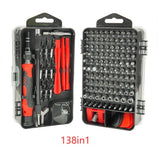 138 in 1 pcs Screwdriver Tool Set Combination Repair Screwdriver