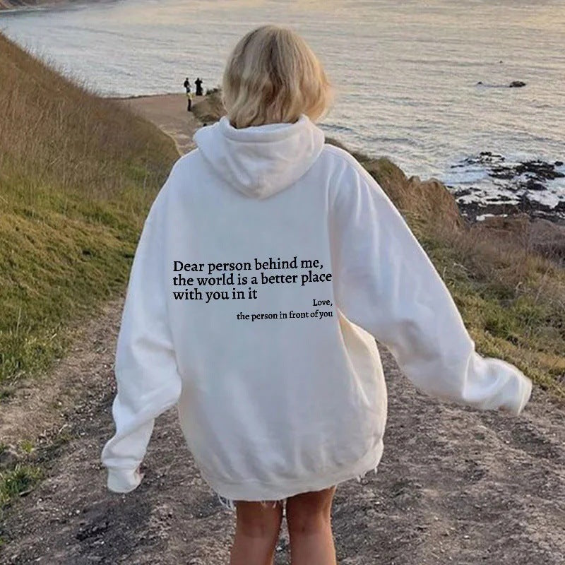 Women Printed Hoodie Hooded Sweatshirt  Jacket Coats Unisex Trendy Hoodie