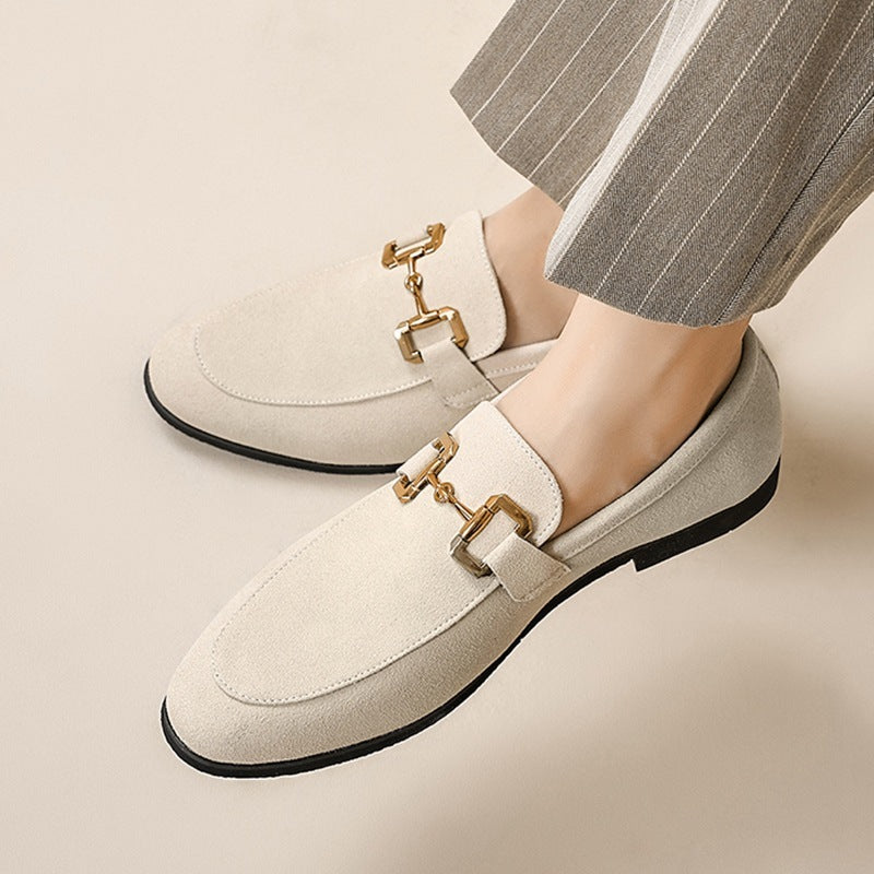Men's Suede Loafers Fashion Luxury Wedding Party Dress Shoes