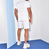 Mens Shirt Short Sleeve Two-piece Suit For Men