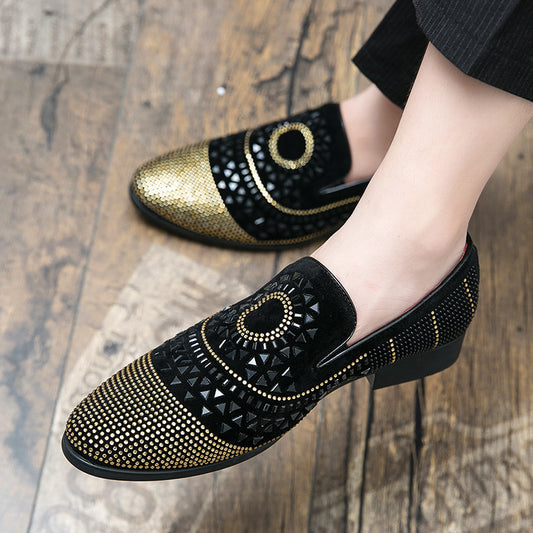 Adult Fashion Footwear Casual Men's Business Leather Shoes