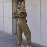 Womens 2 Piece Outfits Lounge Hoodie Sweatsuit Sets Oversized Sweatshirt Baggy Fall Fashion Sweatpants