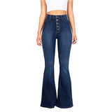 High Waist Colombian Style Butt Lift Stretch Boot Leg Jeans Plus / Junior Size