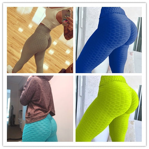 Womens Booty Lifting Anti Cellulite Scrunch Leggings Without Pocket