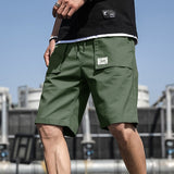 Mens fashion Casual loose tooling shorts Men Cotton Beach shorts