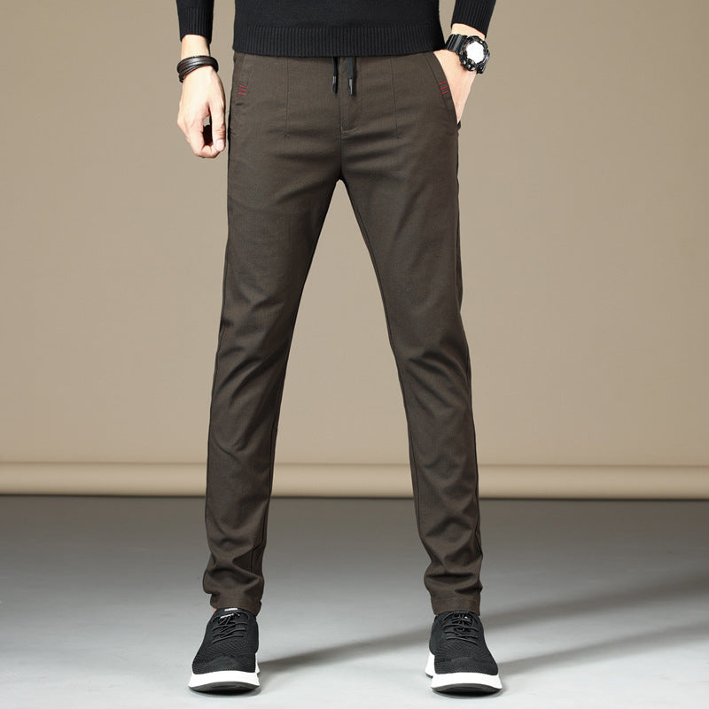 Mens Casual pants men trendy wild youth pants