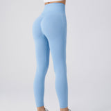 Womens Seamless Leggings Yoga Pants Tummy Control Workout Running Yoga Leggings
