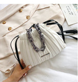 Elegant Crossbody Bag with Spacious Interior Drawstring Bucket Shoulder Purse