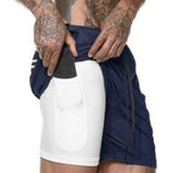 Mens Shorts Pocket Compression Shorts