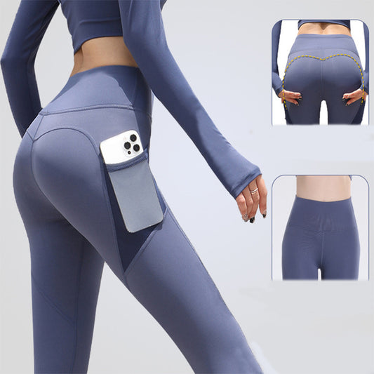 Women Seamless High Waisted Yoga Pants for Women with Pockets Leggings