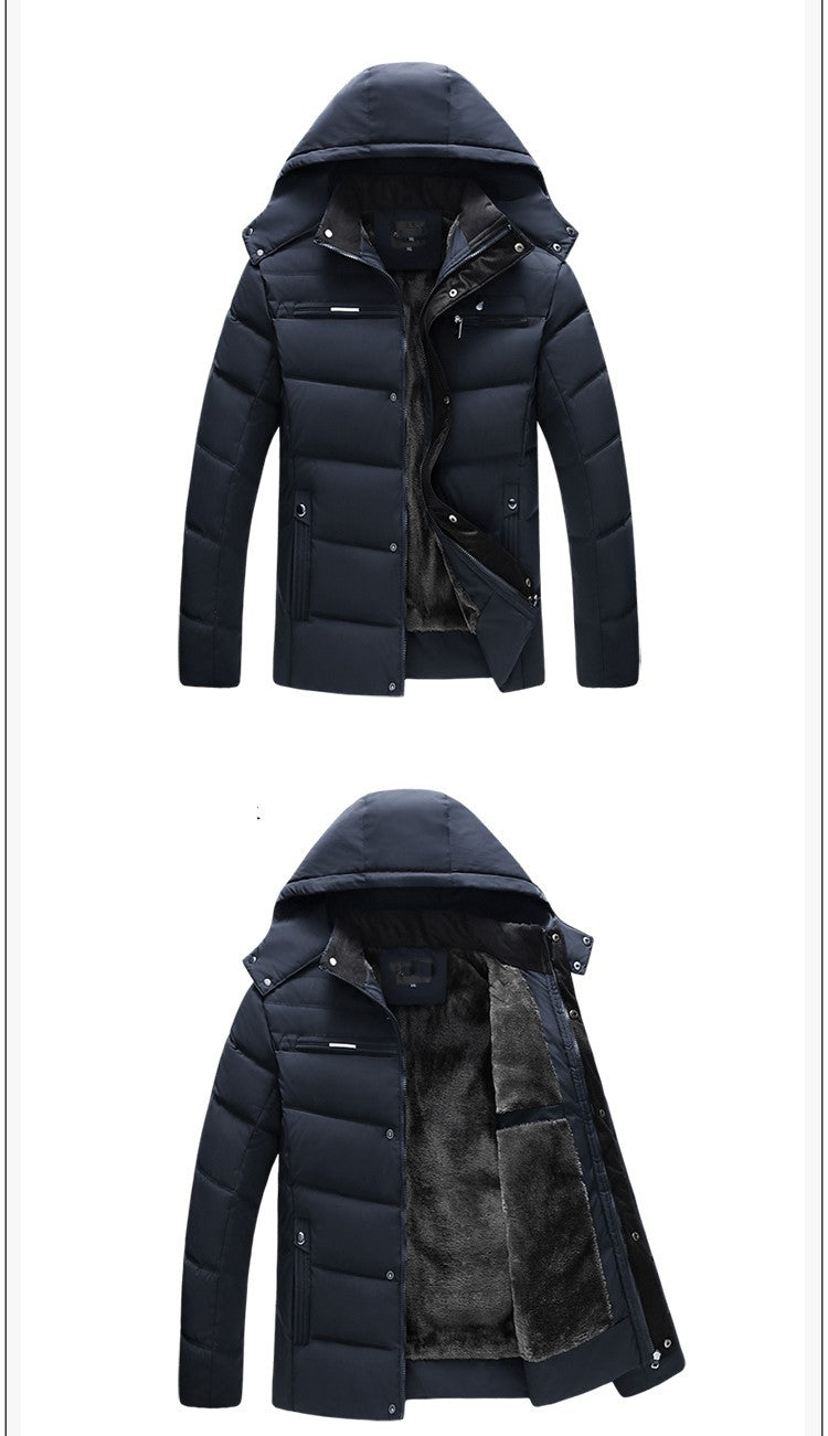 Mens Winter Padded Jacket Warm Military Jacket
