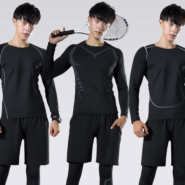2 piece set Compression Sport Suit Quick Dry Running Gym Fitness Tracksuits Set US
