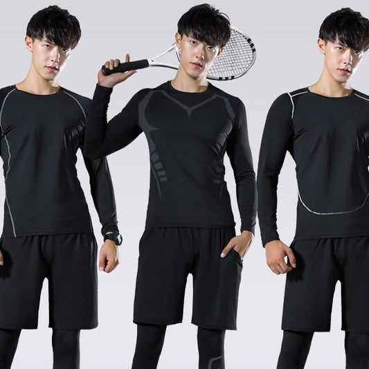 2 piece set Compression Sport Suit Quick Dry Running Gym Fitness Tracksuits Set US