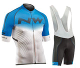 Mens Cycling Short-Sleeved Suits Cycling Bib Pants Suit