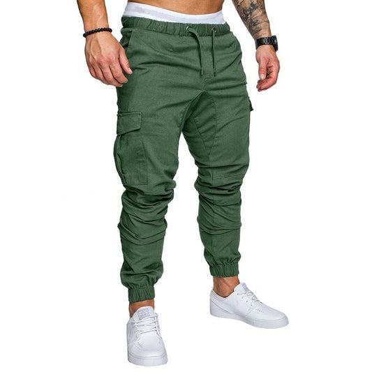 Men's Cargo Pant Woven Fabric Casual Pants Corset Pants
