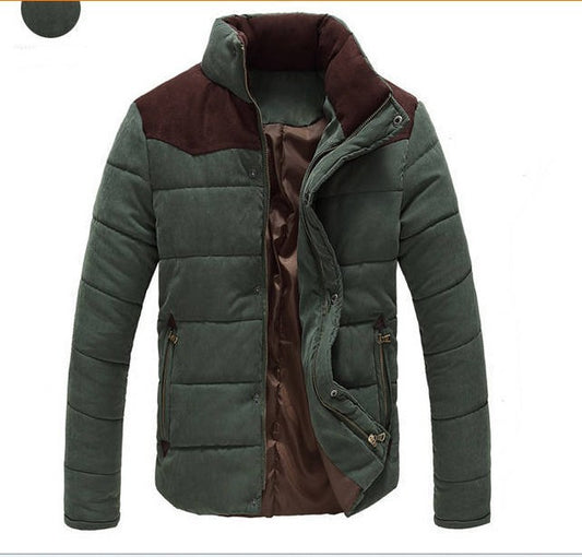Men 2025 Jacket Casual Windproof Outwear Fashion Warm Parkas Coat