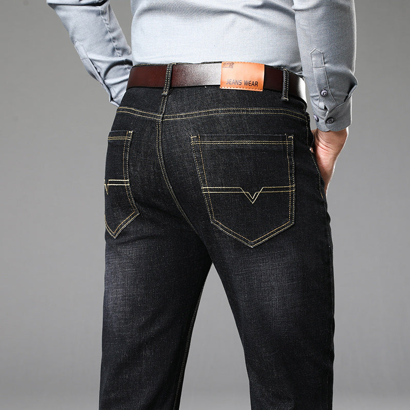 Fashion Jeans Men's Straight Loose Long Pants Men's New Large Size Casual Jeans