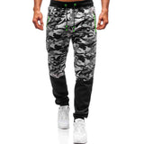 New Fashion Mens -fit Trousers With Camouflage Lace-up Trousers For Men