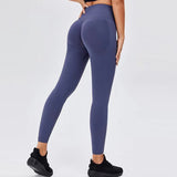 Womens Seamless Leggings Yoga Pants Tummy Control Workout Running Yoga Leggings