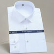 Men's Dress Shirts Solid Long Sleeve Stretch Oxford Shirt Business Casual Shirts