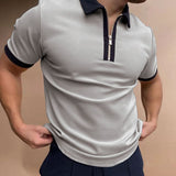 Men's Polo Shirt Men Short-Sleeved Shirt Summer Shirt