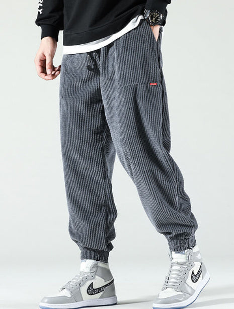 Mens New Style corduroy trousers Boys Fashion Trouser
