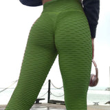 Womens Booty Lifting Anti Cellulite Scrunch Leggings Without Pocket