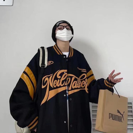 Unisex Men's Casual Varsity Baseball Jacket College Letterman American TOP