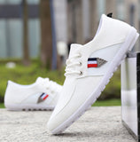 Men'S Soft-Soled Canvas Shoes, Sports And Leisure Old American Cloth Shoes, Peas