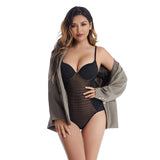Womens Bodyshaper One Piece Underwired Bra Shapewear