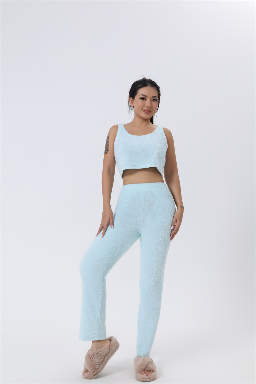Cozy Pajama Set, 3 Piece Lounge Set, Cute Loungewear, Matching Warm Suit Sets