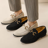 Men's Suede Loafers Fashion Luxury Wedding Party Dress Shoes