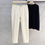 New Mens Warm Woolen Casual Pants For Men