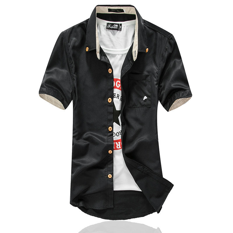 Adult Fashion Embroidery Mens Shirts