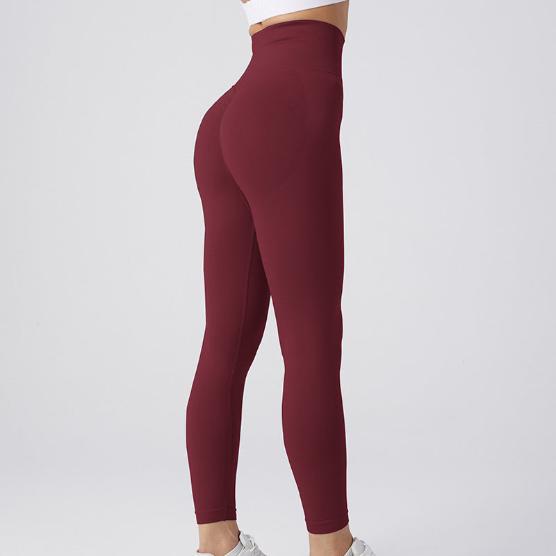 Womens Seamless Leggings Yoga Pants Tummy Control Workout Running Yoga Leggings