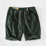 Men's Shorts Casual Corduroy Drawstring Lightweight Summer Beach Shorts