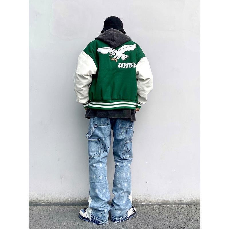 Varsity Jacket Baseball Letterman Jacket Premium Quality Leather Sleeve