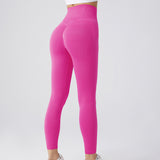 Womens Seamless Leggings Yoga Pants Tummy Control Workout Running Yoga Leggings