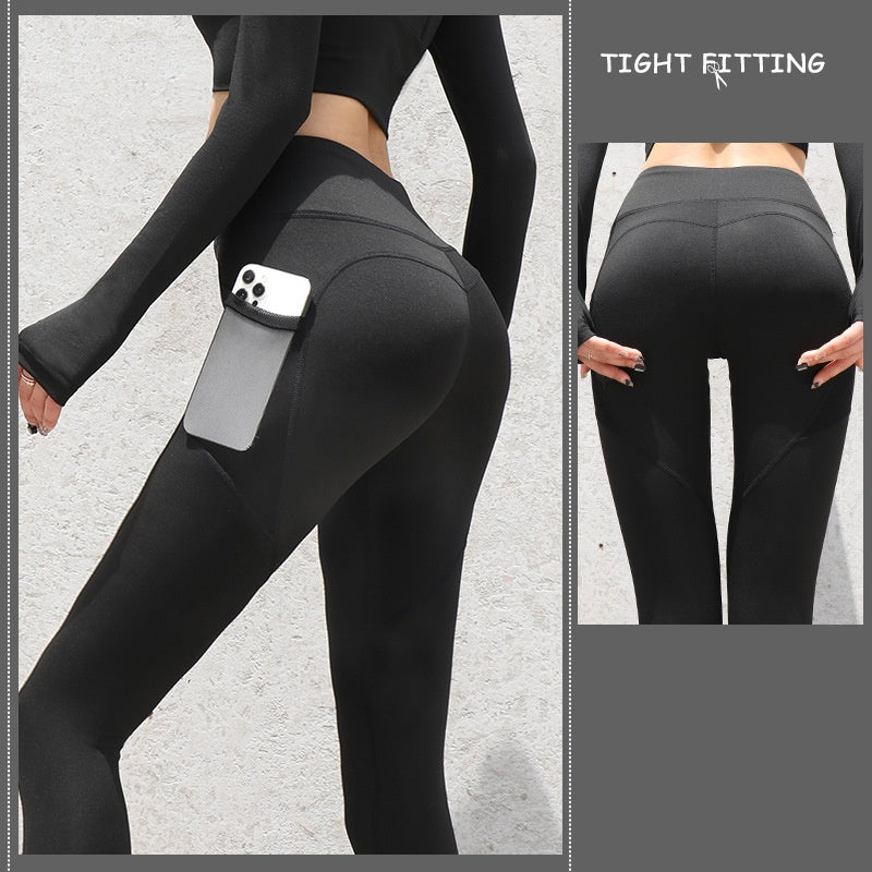 Women Seamless High Waisted Yoga Pants for Women with Pockets Leggings