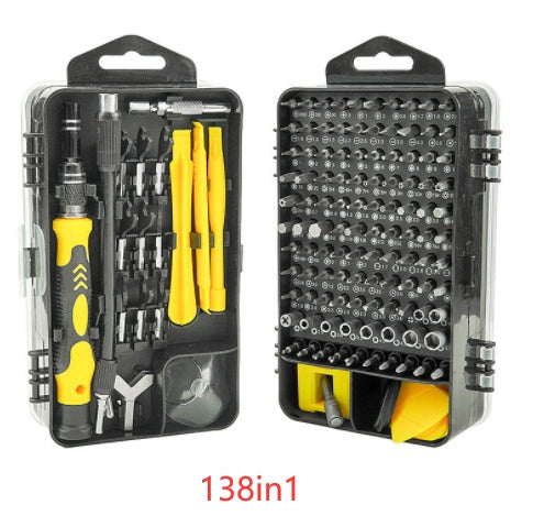 138 in 1 pcs Screwdriver Tool Set Combination Repair Screwdriver