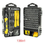 138 in 1 pcs Screwdriver Tool Set Combination Repair Screwdriver