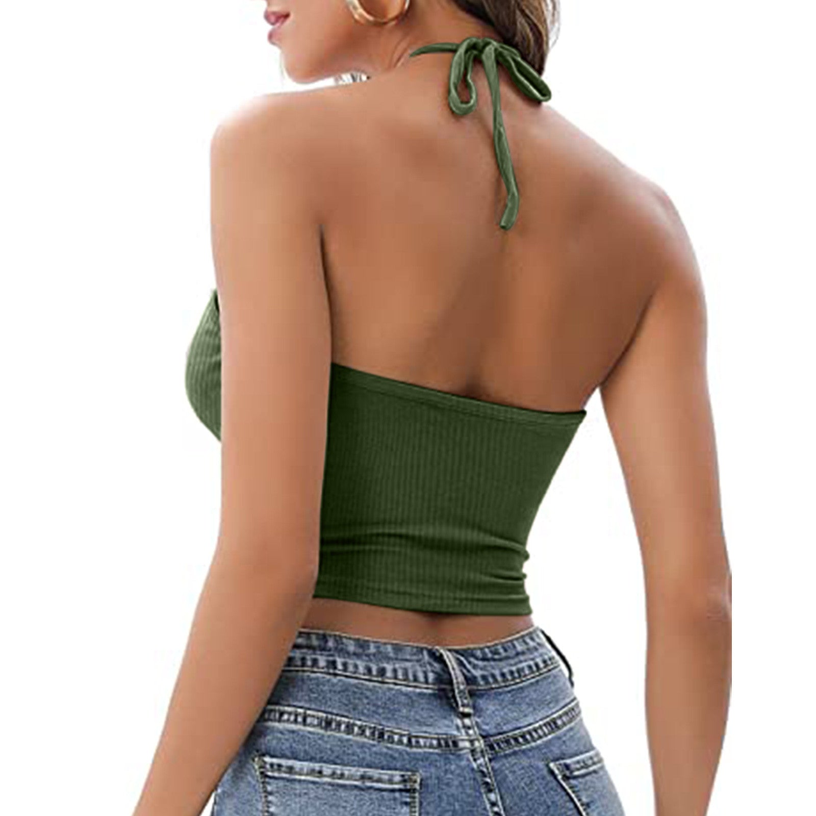 Womens Camisole Halter Vest Women Summer Sexy Hollow Tops