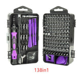138 in 1 pcs Screwdriver Tool Set Combination Repair Screwdriver