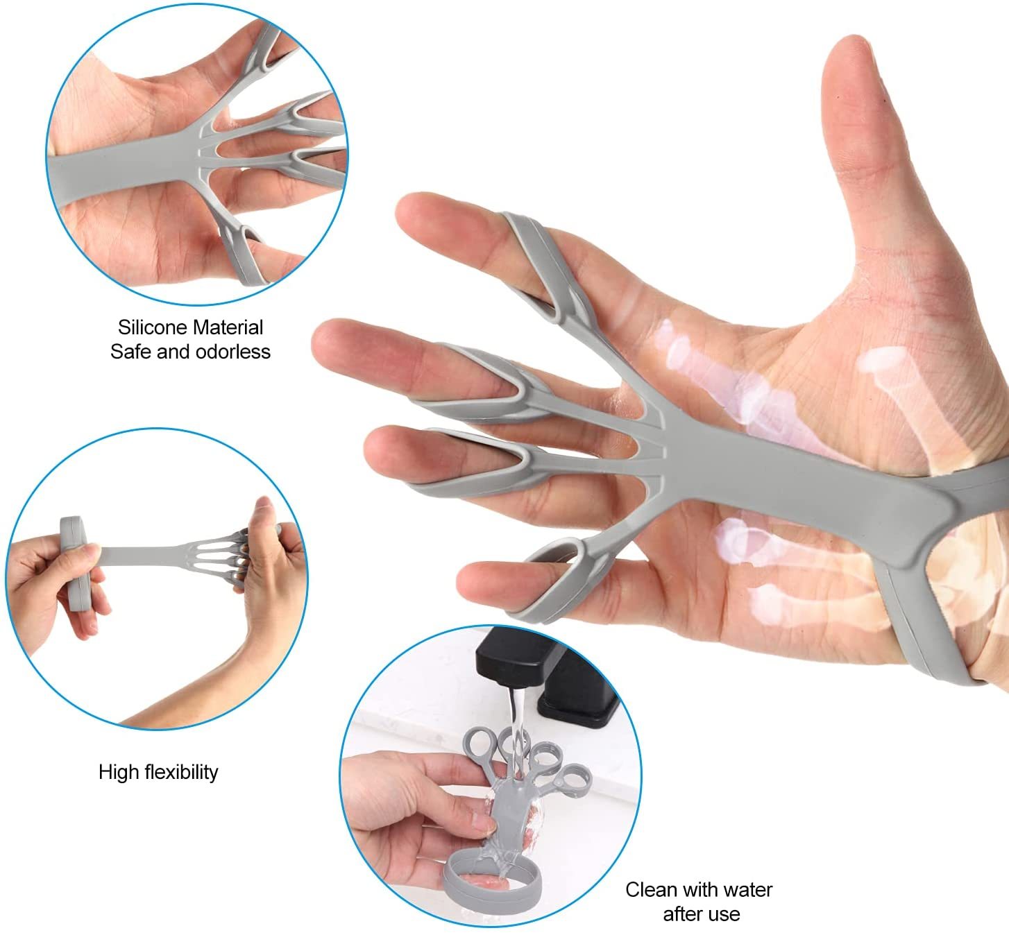 Silicone Grip Device  Hand Grip Arm Trainer Arthritis Hand Grip Trainer Strengthen Rehabilitation Training To Relieve Pain