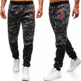 New Fashion Mens -fit Trousers With Camouflage Lace-up Trousers For Men
