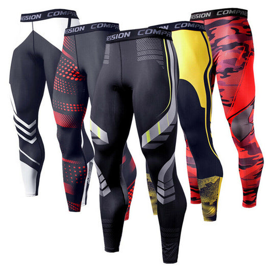 Men's Skinny Fitness Quick Dry Casual Sports Pants Lightweight and Comfortable