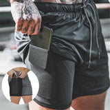 Mens Shorts Pocket Compression Shorts