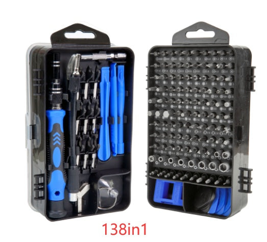 138 in 1 pcs Screwdriver Tool Set Combination Repair Screwdriver